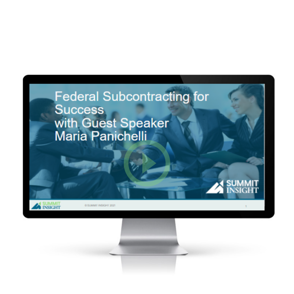 Federal Subcontracting for Success