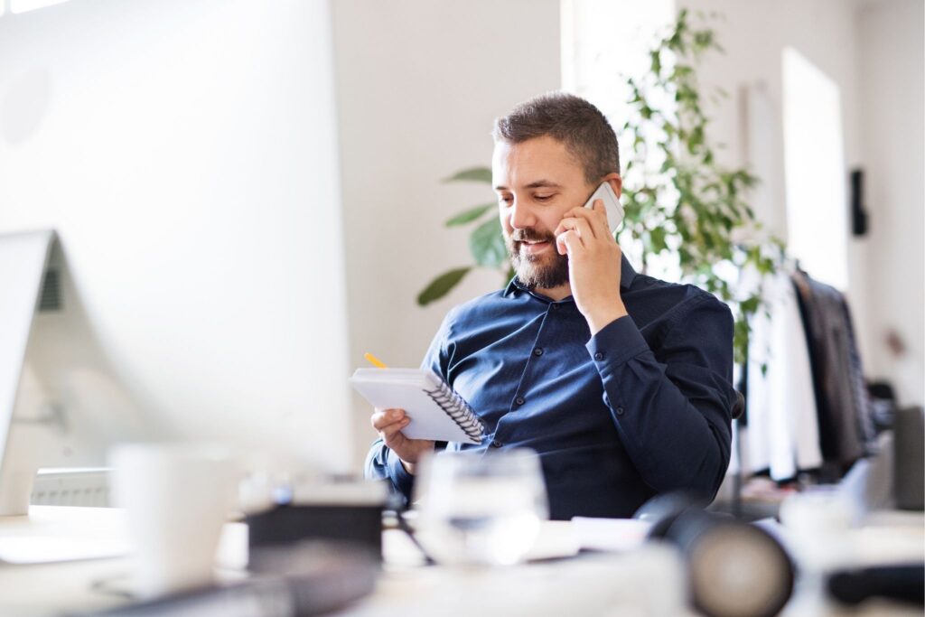 Government contractor staying top of mind connecting before the bid